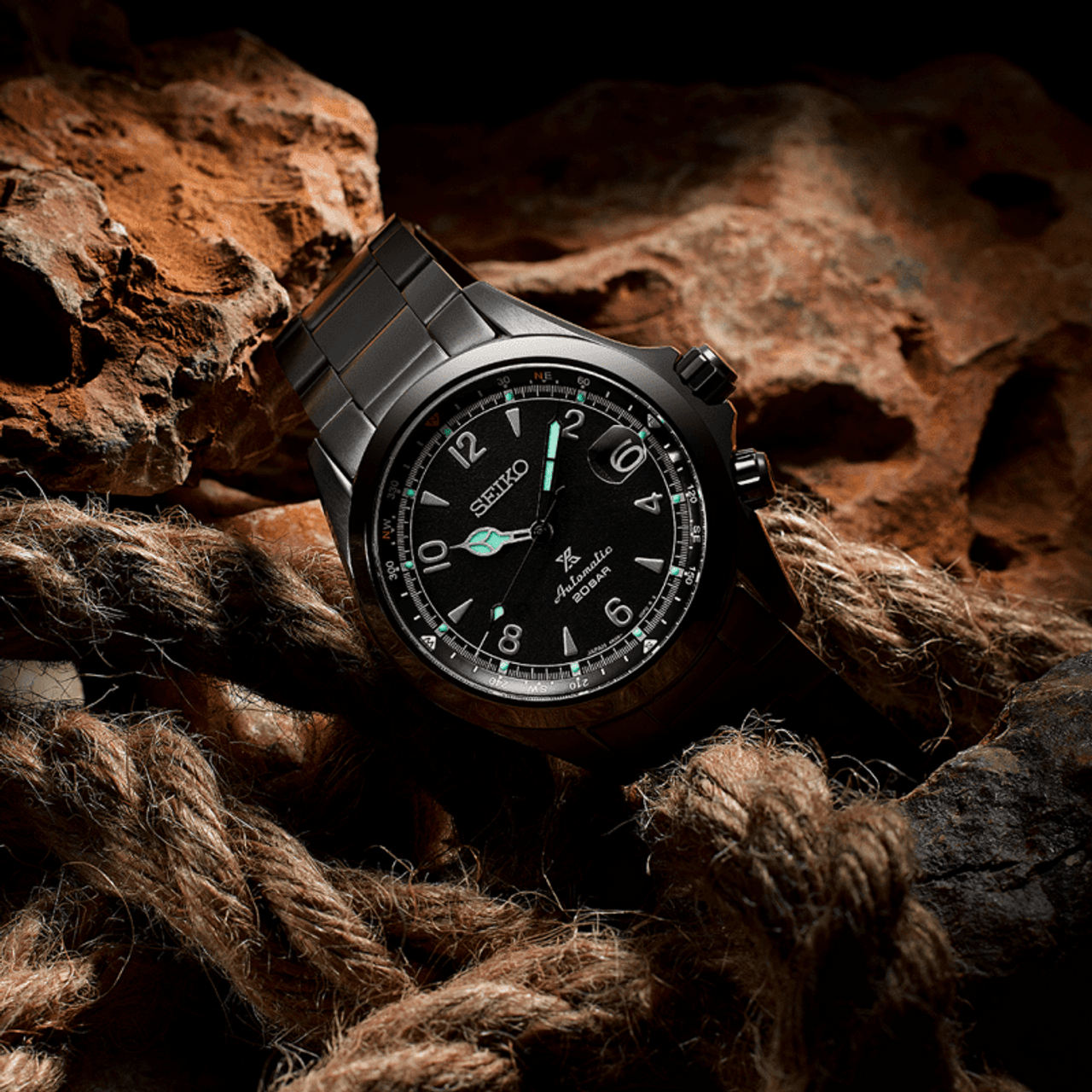 Seiko SPB337J1 Prospex Limited Edition Black Series Night Alpinist Watch