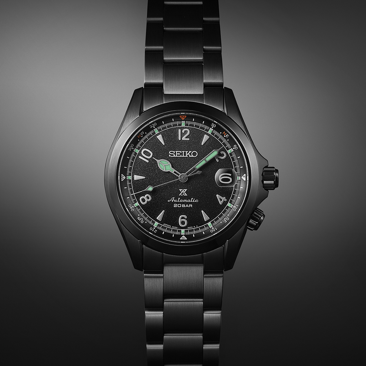 Seiko SPB337J1 Prospex Limited Edition Black Series Night Alpinist Watch