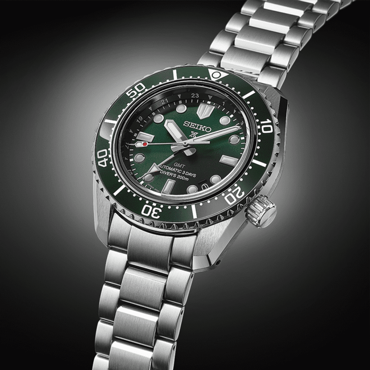 Seiko Prospex Marine Green GMT Automatic Diver's Watch SPB381J1