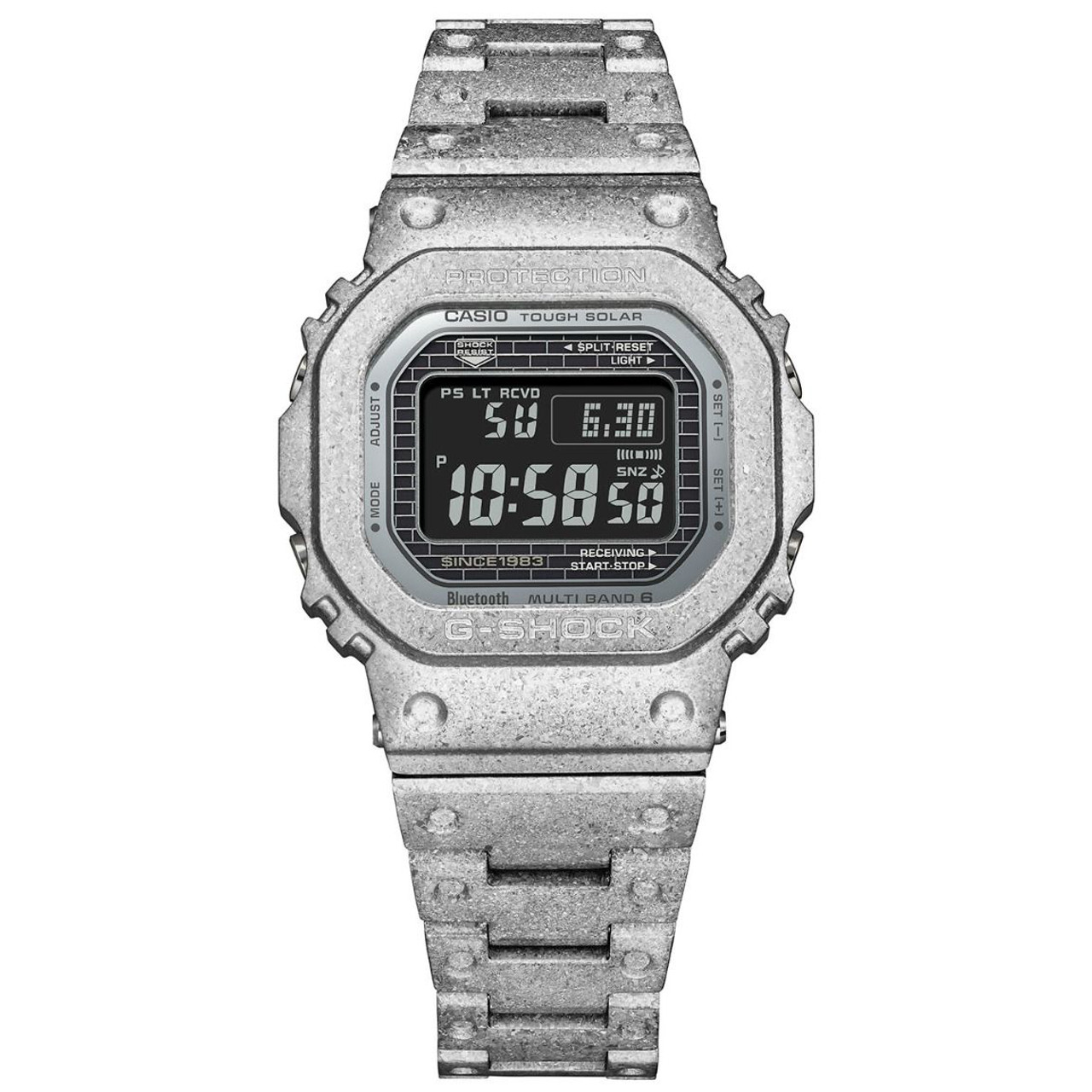 GMW-B5000PS-1JR G-SHOCK 40th 【箱無し】 Casio G-Shock 40th Anni Recrystallized Steel Silver GMW