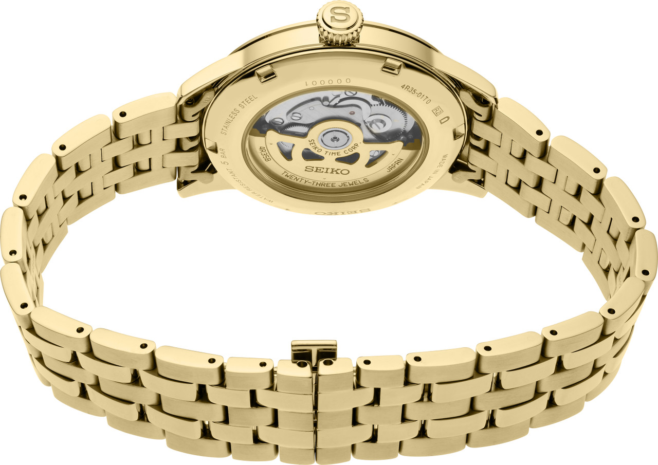 樂器 Seiko Cocktail Time SRPK46J1 Presage 'Beer Julep' Watch