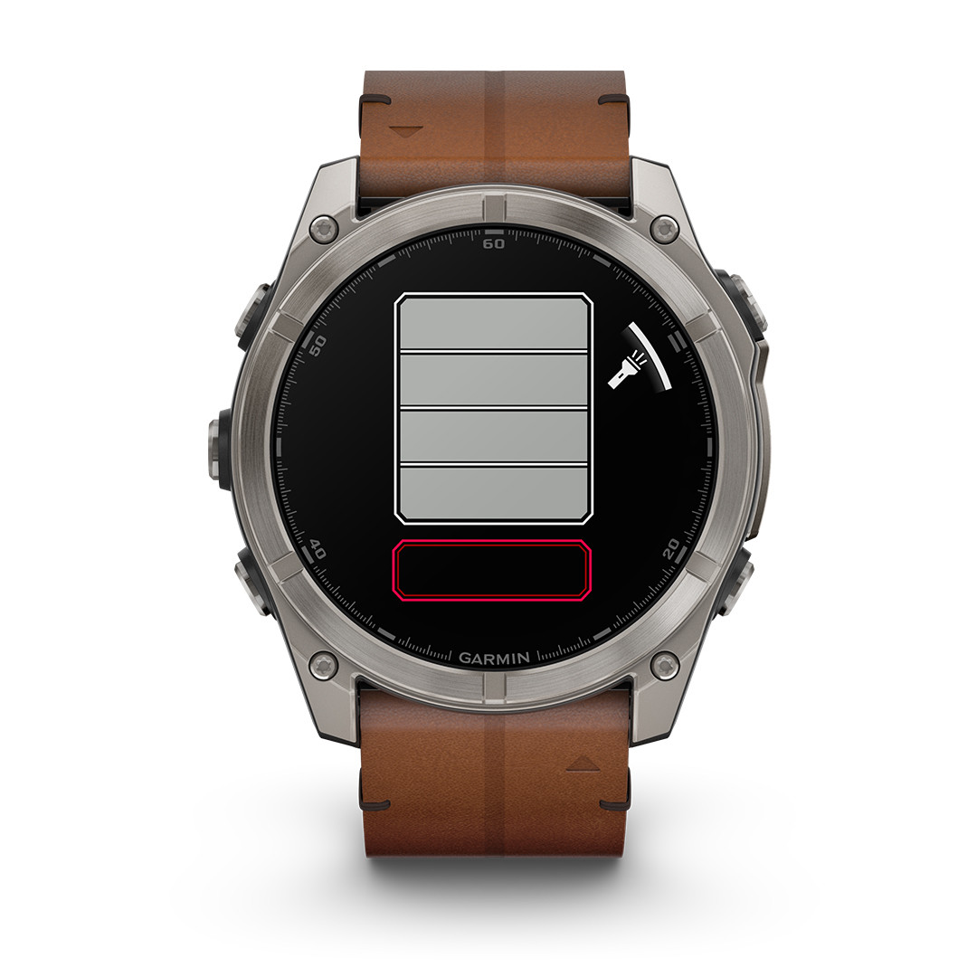 Garmin Fenix 8 Sapphire Solar Titanium AMOLED 51mm Watch 010-02907-11