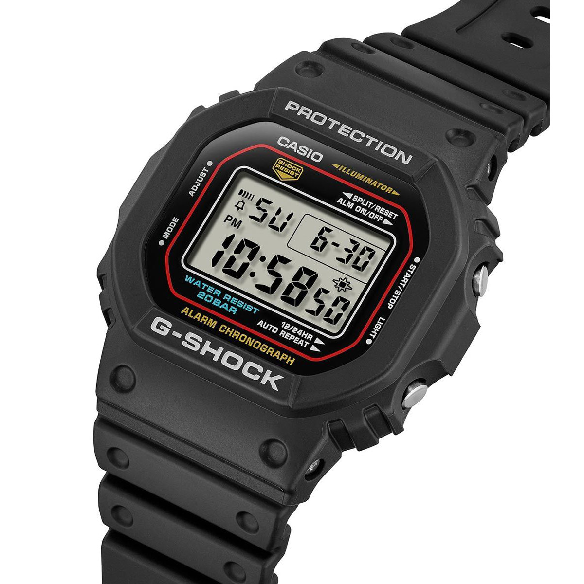 G-Shock Revival Iconic Digital Black Watch DW-5600RL-1ER