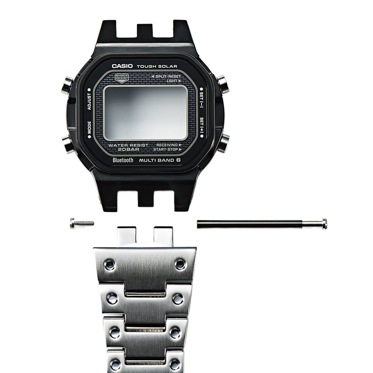 G-Shock Full Metal Watch 49.3mm 200M Silver GMW-B5000D-1CER