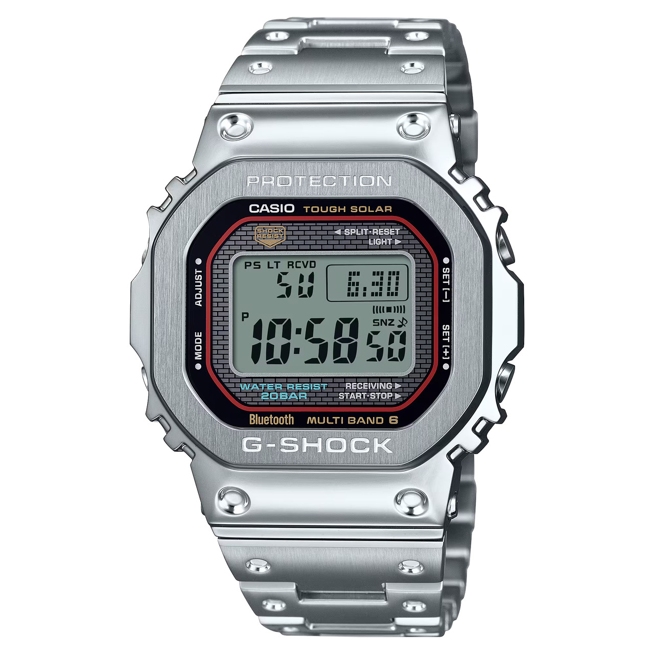 G-Shock Full Metal Watch 49.3mm 200M Silver GMW-B5000D-1CER