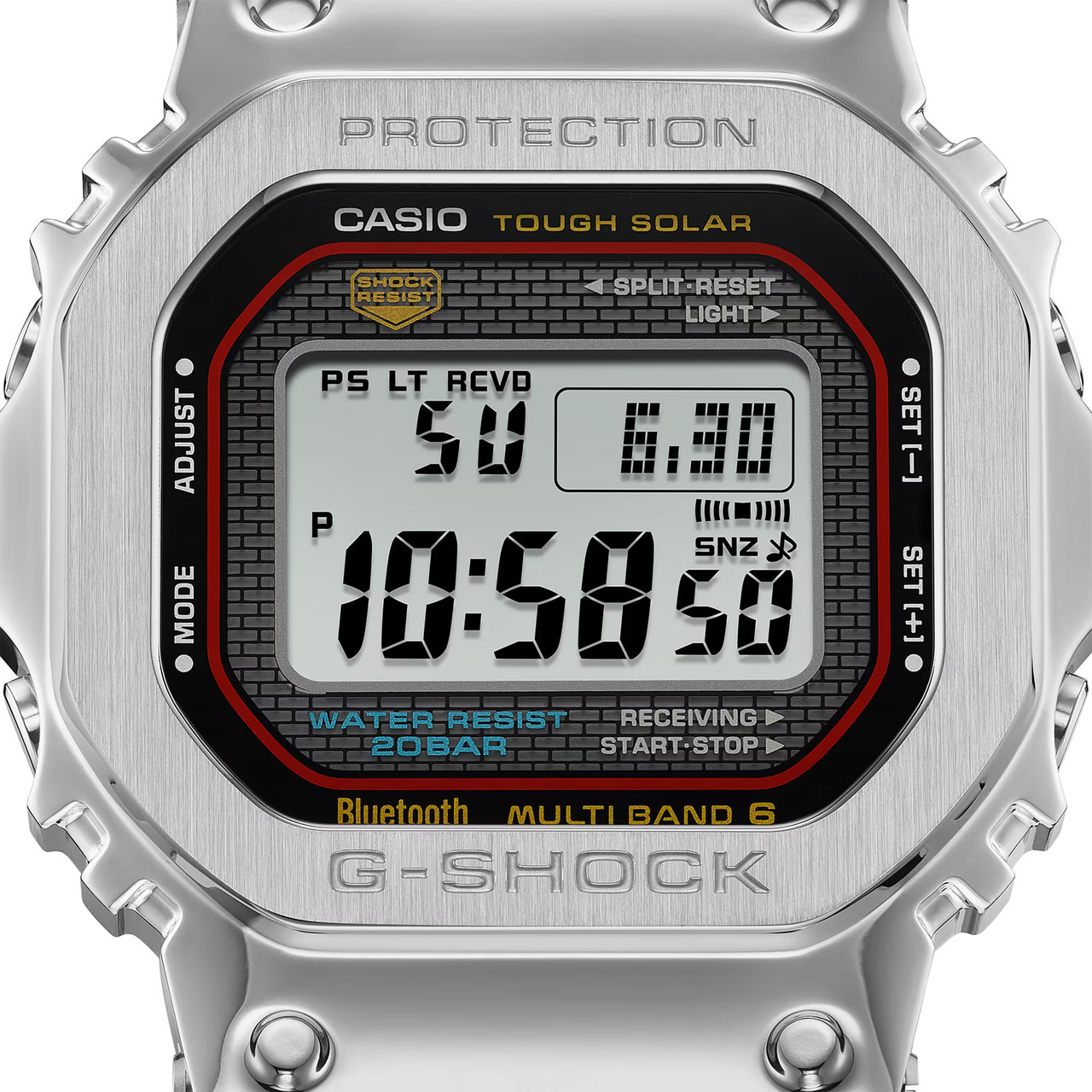 G-Shock Full Metal Watch 49.3mm 200M Silver GMW-B5000D-1CER
