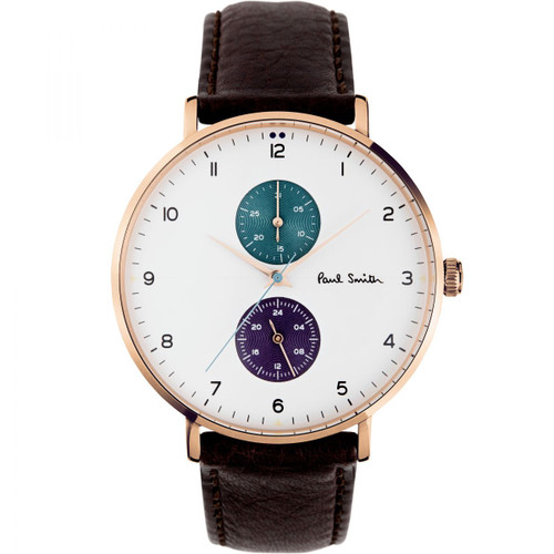 Paul Smith Track Design Leather Strap Watch PS0070005