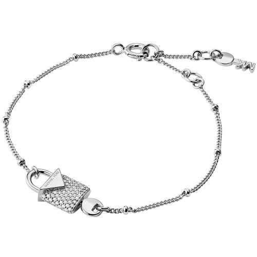 Michael Kors Michl Kors Leather Padlock Bracelet, $115 | Neiman Marcus |  Lookastic