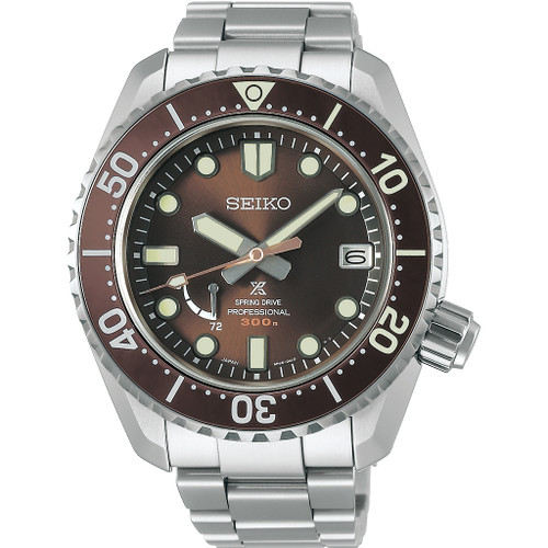 Seiko Prospex LX Spring Drive Limited Edition Professional Diver's Brown Dial Watch SNR041J1