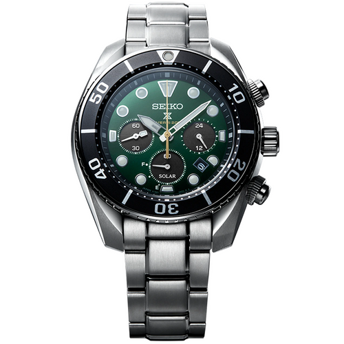 Seiko SSC807J1 | Island Green Limited Edition | Sumo Solar Chronograph Watch