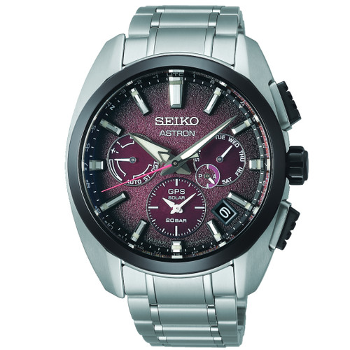 Seiko Astron GPS Global Active TI Limited Edition Solar Titanium Sapphire Watch SSH101J1