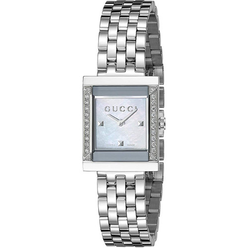 Gucci G-Timeless Quartz Stainless Steel Watch YA126502 — 12oclock.us