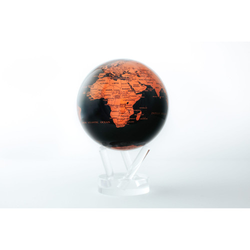 MOVA Black & Copper Earth View 4.5 Inch Globe MG-45-CBE