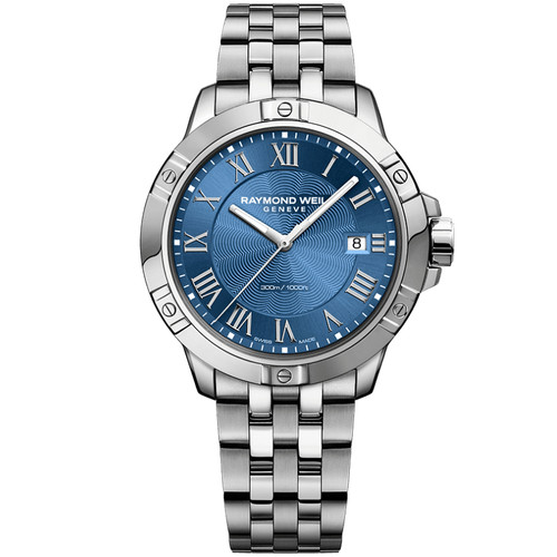 Raymond Weil Tango Men's Blue Dial Bracelet Watch 8160-ST-00508