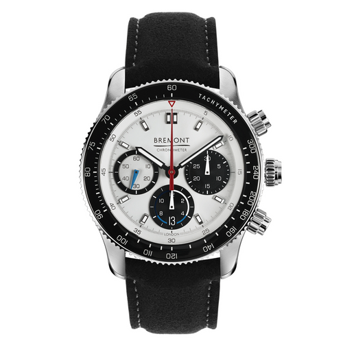 Bremont x Williams Chronometer Alcantara Strap Watch