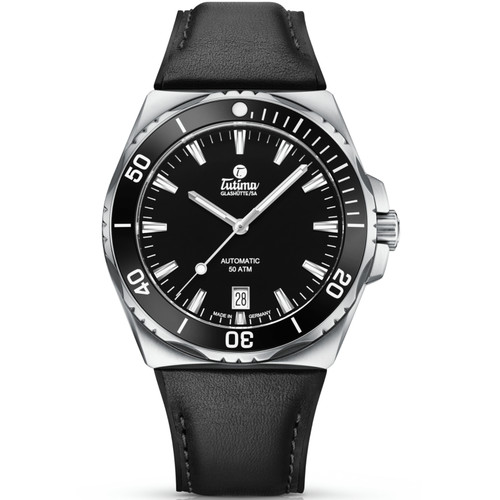 Tutima M2 Ceramic Bezel Seven Seas Automatic Sapphire Black Dial Watch 6156-01 Tutima M2 Ceramic Bezel Seven Seas Automatic Sapphire Black Dial Watch 6156-01