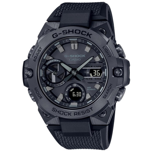 G-Shock Black on Black Bluetooth Solar Powered Watch GST-B400BB-1AER