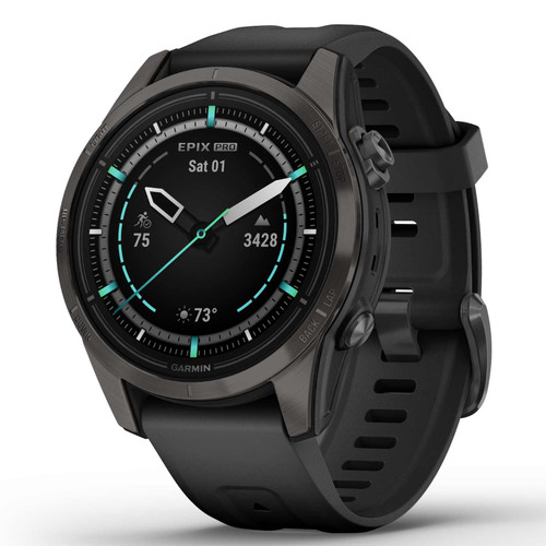 Garmin Epix Gen 2 Sapphire Titanium Carbon Grey DLC 42mm Watch 010