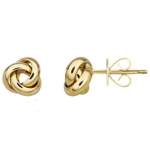 Triple Knot Stud Earrings | 18ct Yellow Gold | 7mm