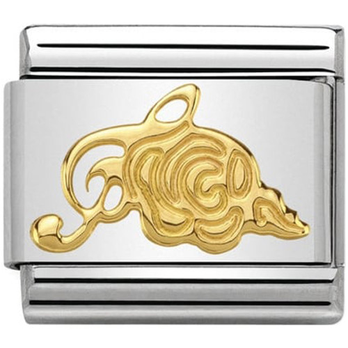 Nomination Ladies Composable Classic 18K Gold Rose With Treble Clef Charm 030162/20