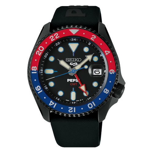 Seiko SSK047K1: Sports x Pepsi GMT 5KX Re-Issue Watch
