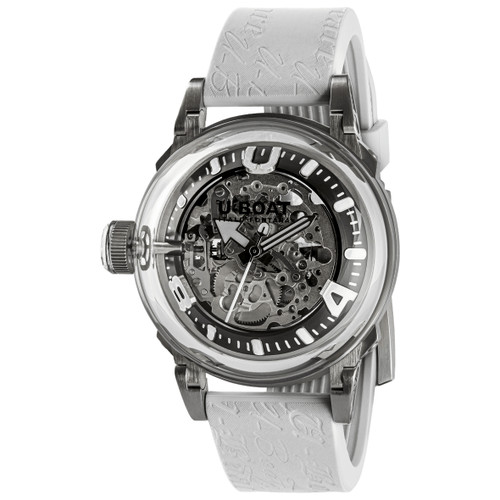 U-Boat U-65 SS White Watch | 44mm | Swiss Automatic | White