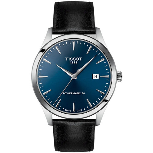 Tissot Classic Dream Watch | 40mm | Swiss Automatic | Blue | Leather Strap