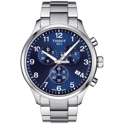 Tissot Chrono XL Classic Chronograph Watch | 45mm | Swiss Quartz | Blue | Bracelet