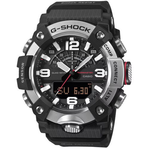 G-shock Mudmaster Watch | 51mm | Bluetooth | Carbon Core | Black