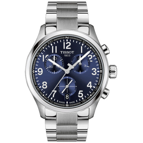 Tissot Chrono L Classic Chronograph Watch | 42mm | Swiss Quartz | Blue | Bracelet