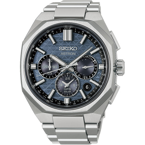 Seiko Astron Tesselate 5X63 Watch | 43mm | GPS Solar | Grey