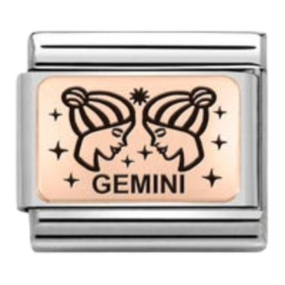 Nomination Composable Classic Charm | Rose Gold Gemini