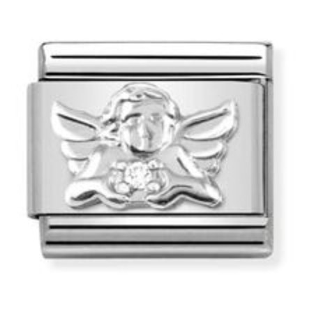 Nomination Composable Classic Charm | Crystal Angel | Sterling Silver