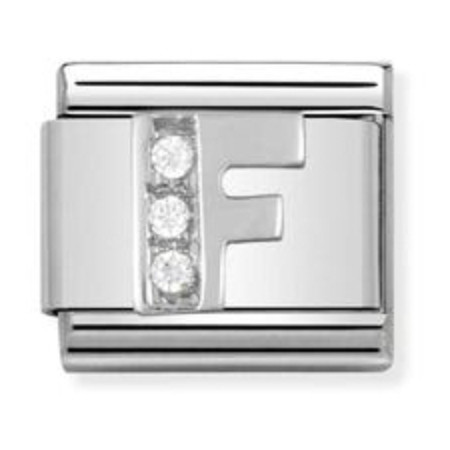 Nomination Composable Classic Charm | Letter F | Sterling Silver