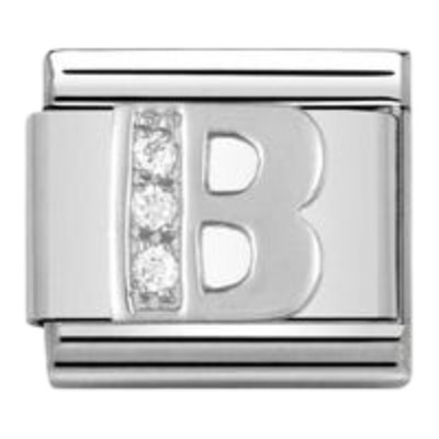 Nomination Composable Classic Charm | Letter B | Sterling Silver