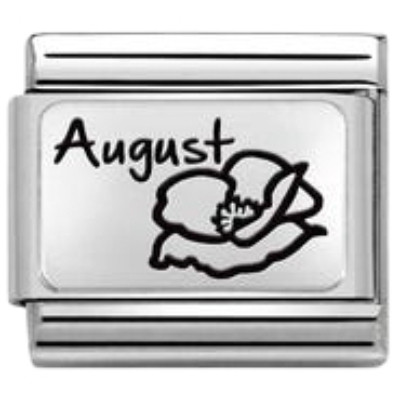 Nomination Composable Classic Charm | August Flower | Sterling Silver