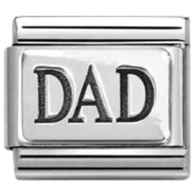 Nomination Composable Classic Charm | Dad | Sterling Silver