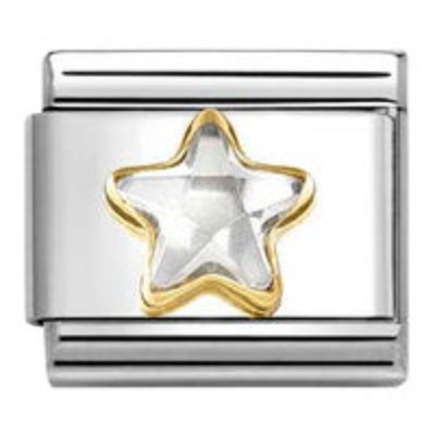 Nomination Composable Classic Charm | Gold CZ Star