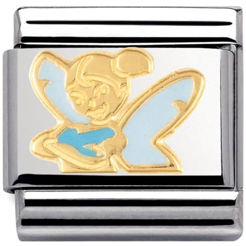Nomination Ladies Composable Classic 18K Gold Blue Enamel Tinkerbell Charm 030272/21