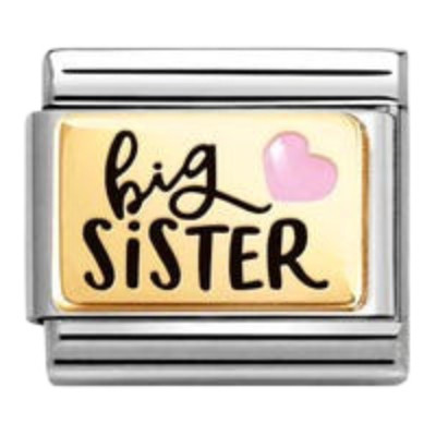Nomination Composable Classic Charm | Gold Big Sister