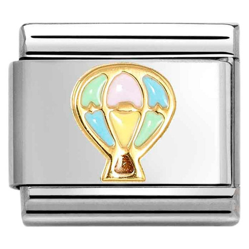 Nomination Composable Classic Charm | 18k Gold | Hot Air Balloon