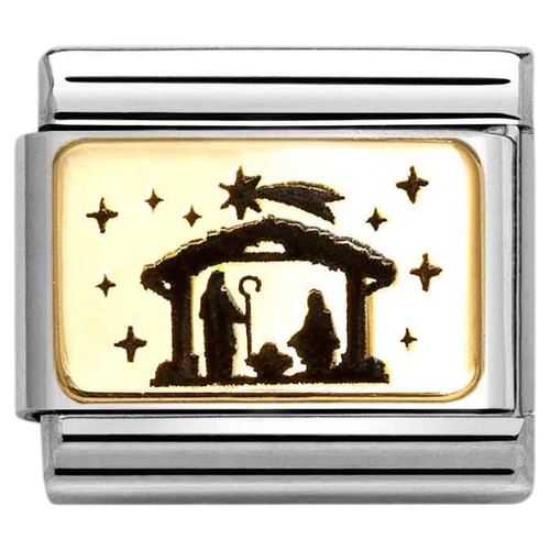Nomination Composable Classic Charm | 18k Gold | Nativity
