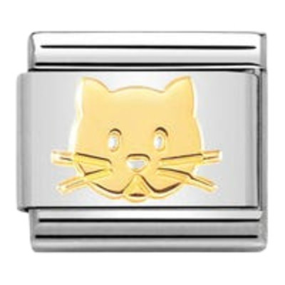 Nomination Composable Classic Charm | Gold Cat Snout