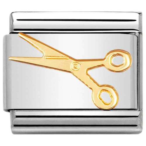 Nomination Composable Classic Charm | Gold Little Scissors