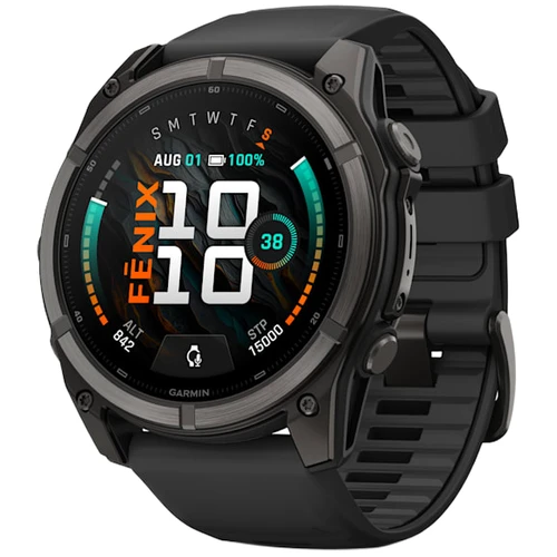 Garmin Fenix 9 AMOLED Watch | 51mm | Sapphire | Titanium | Black | Carbon Grey DLC