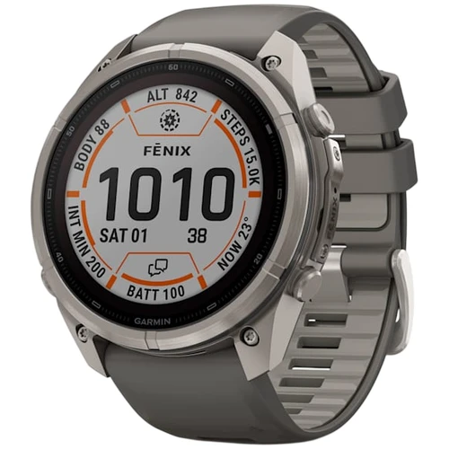 Garmin Fenix 9 Pro INREACH Watch | Solar | 51mm | Sapphire | Titanium | Pebble Grey