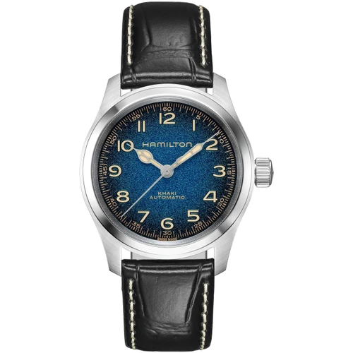 Hamilton Khaki Field Murph Watch | 38mm | Swiss Automatic | Blue | Black Leather