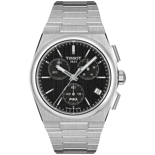 Tissot PRX Chrono Watch | 41mm | Swiss Automatic | Black