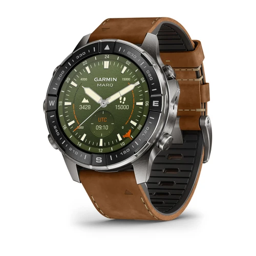 Garmin MARQ Adventurer Gen 3 Sapphire AMOLED Watch | 47mm | Titanium | Extra Black Strap