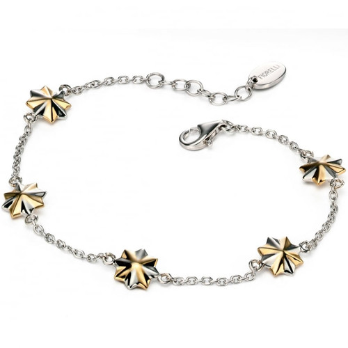 Fiorelli Ladies Silver & Gold Plate Multi Star Bracelet